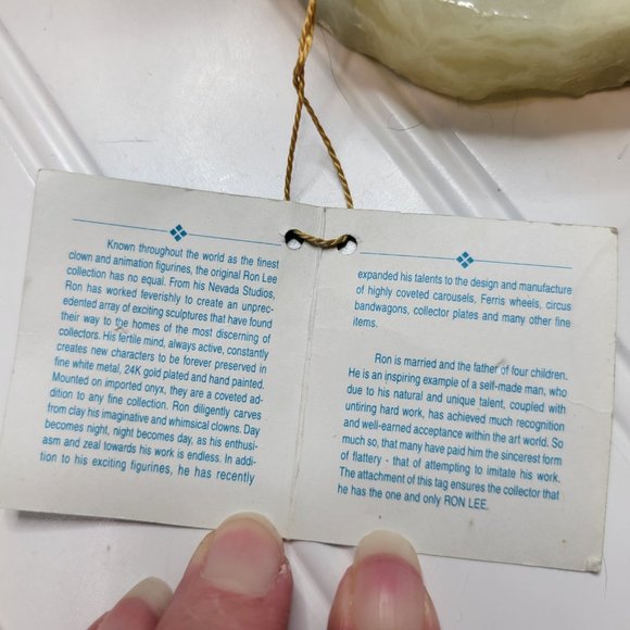 RARE Ron Lee Filet of Sole #L460 Rare Vintage - Amazing Detail! - Picture 16 of 16